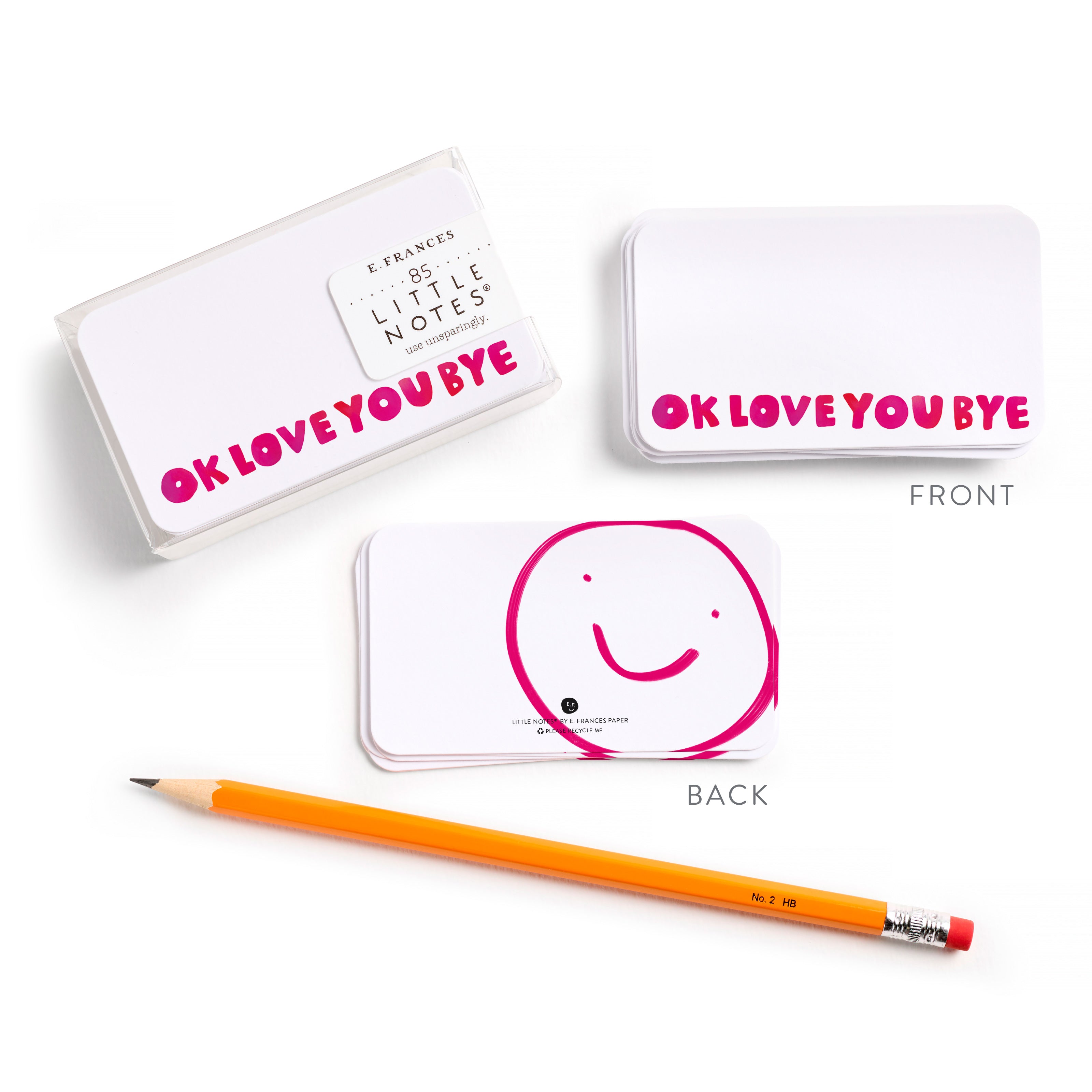 OK LOVE YOU BYE-little notes-boxed set of 85