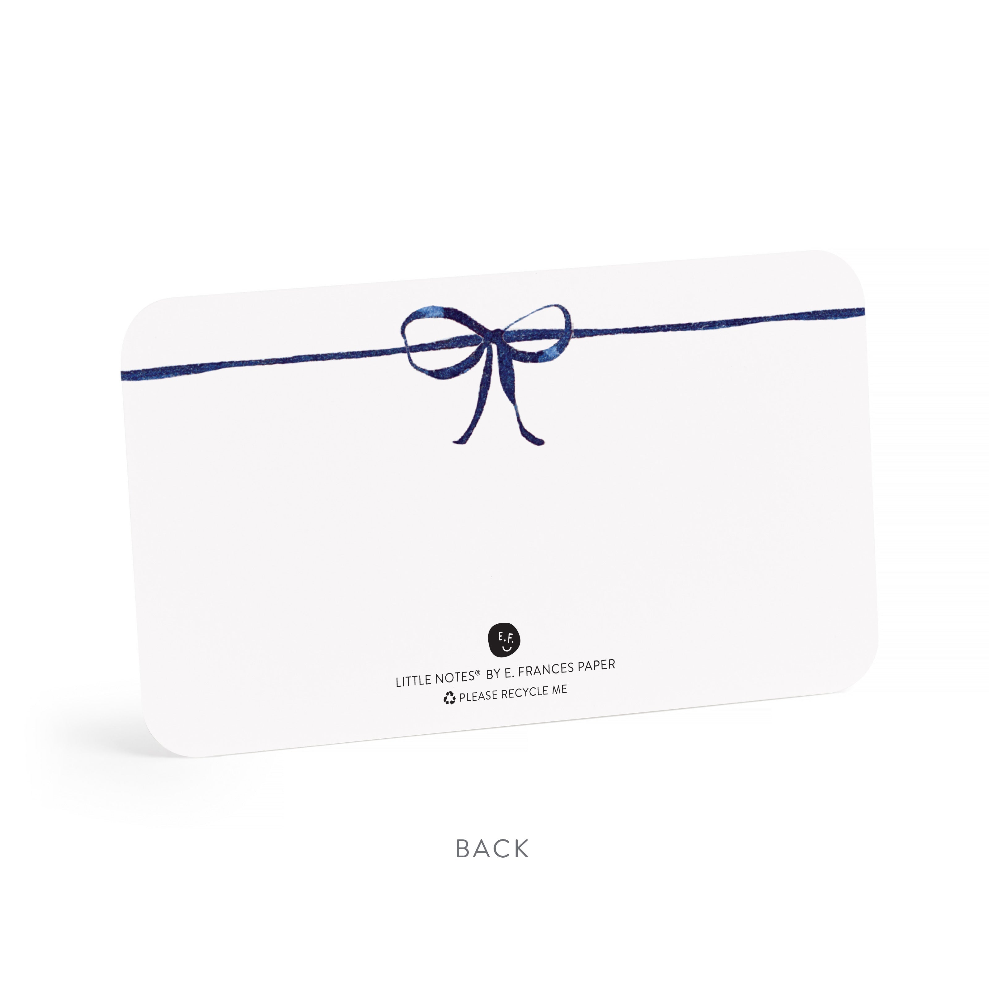 NAVY BOW LITTLE NOTES-BOXED SET 85 MINI NOTECARDS