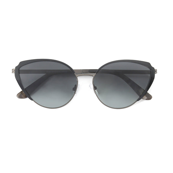Lotus - Gun/Black Frame - Green Gradient Polarized Lens