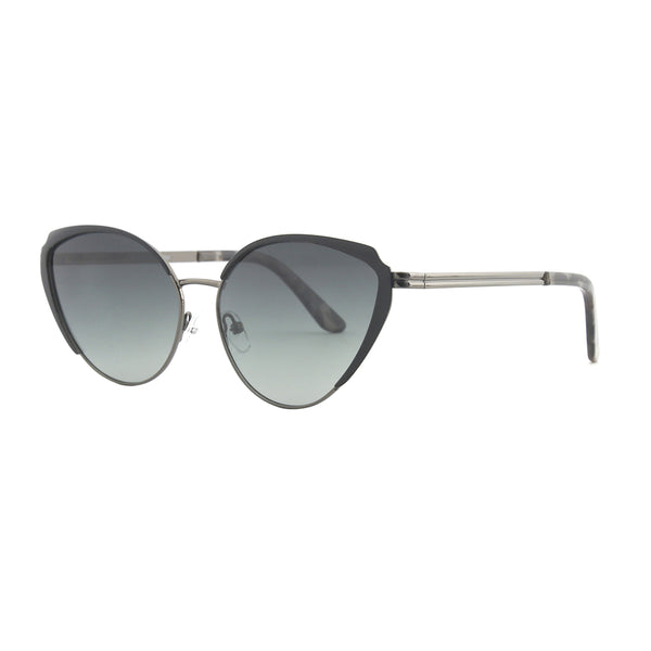 Lotus - Gun/Black Frame - Green Gradient Polarized Lens