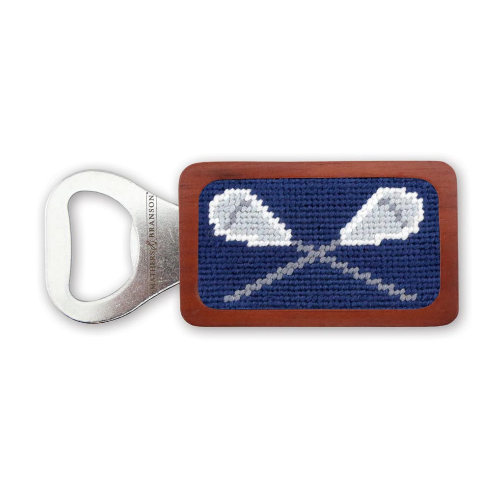 Lacrosse Sticks Bottle Opener (Classic Navy)