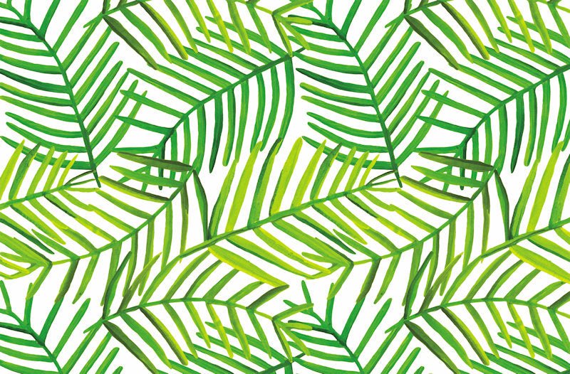 GREEN LEAF PAPER PLACEMAT PAD