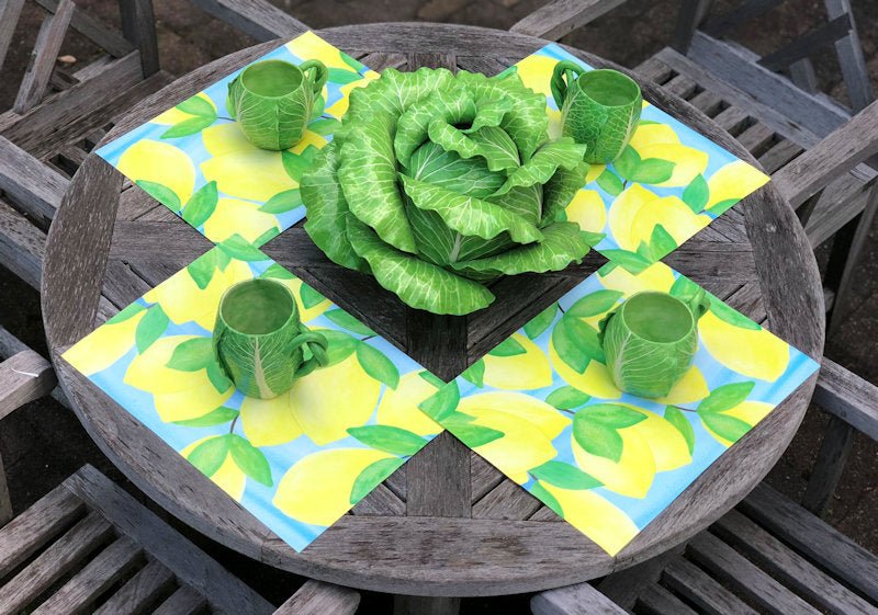 Lemon Paper Placemat Pad (set of 24)