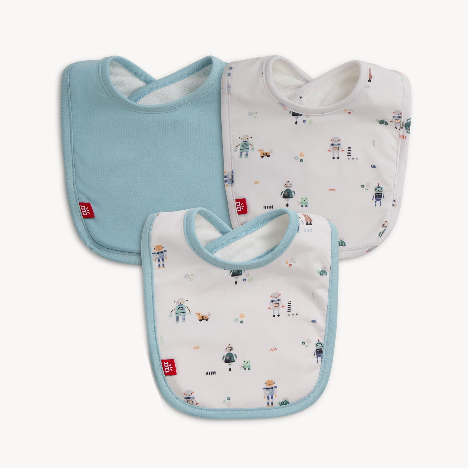 Love You Bot Bibs (3-pack)