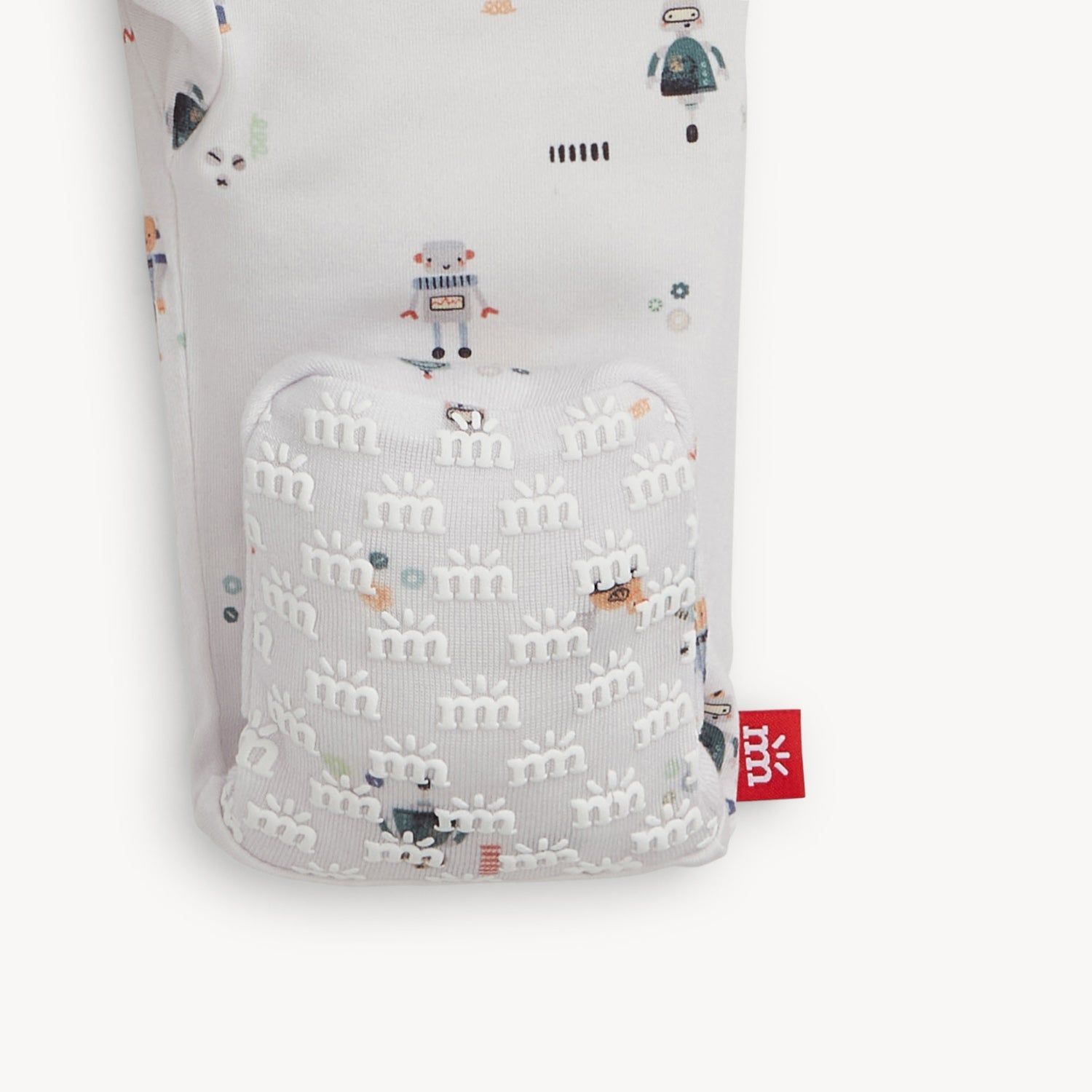 Love You a Bot Magnetic Convertible Coverall 6-9 Months