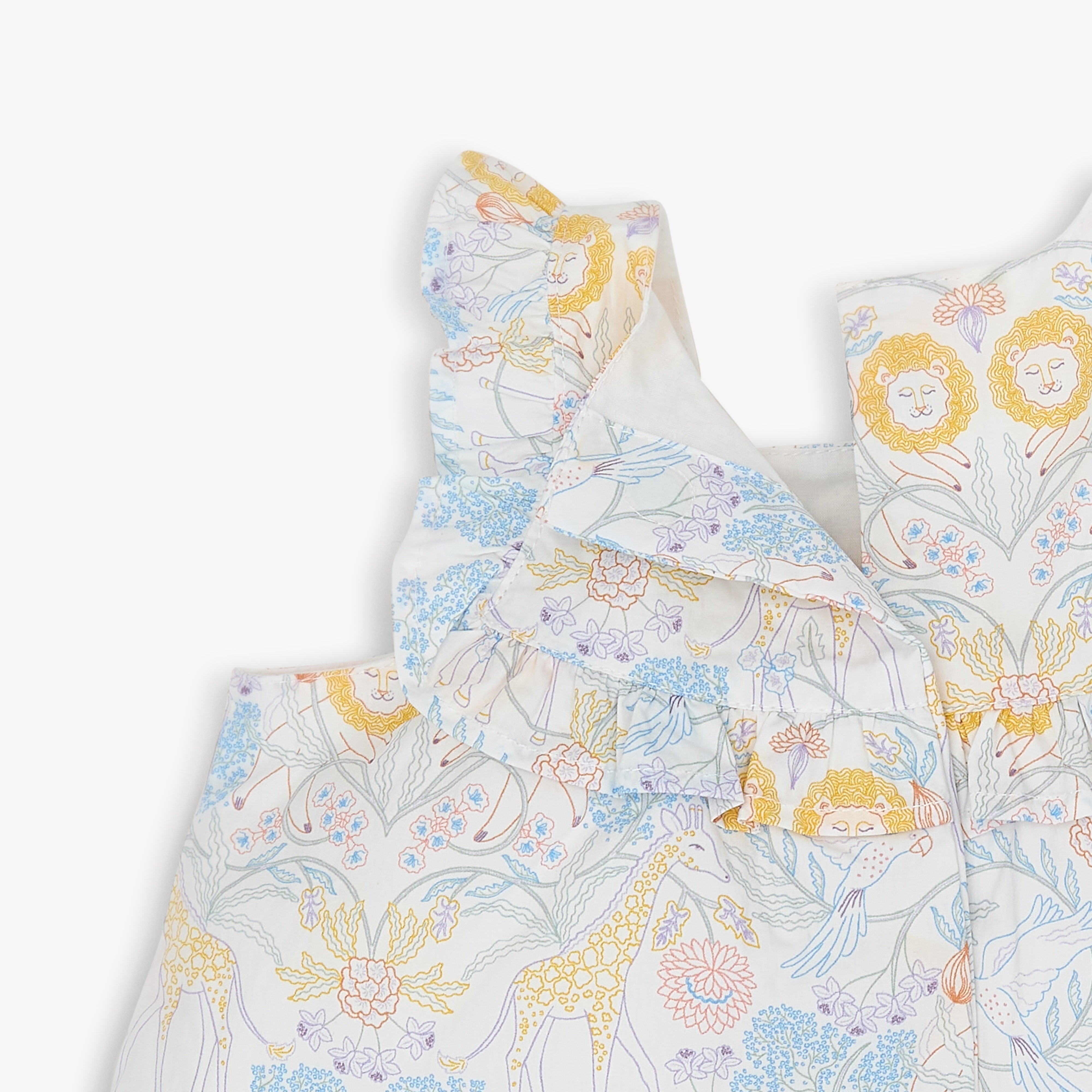 Nikki Menagerie Magnetic Cotton Dress & Diaper Cover Set 18 - 24 Mos.