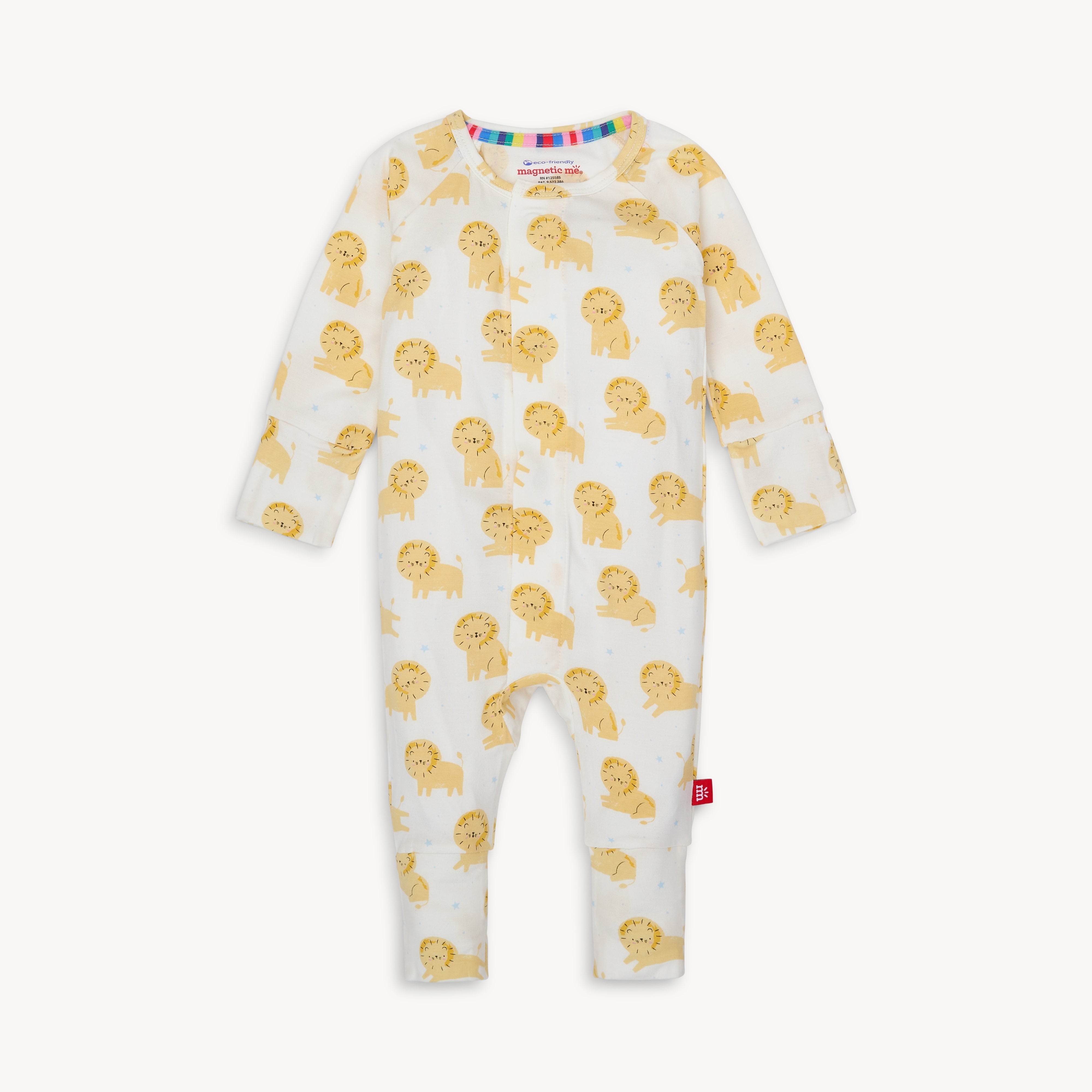 Pride & Joy Organic Cotton Magnetic Coverall 6 - 9 Mos.
