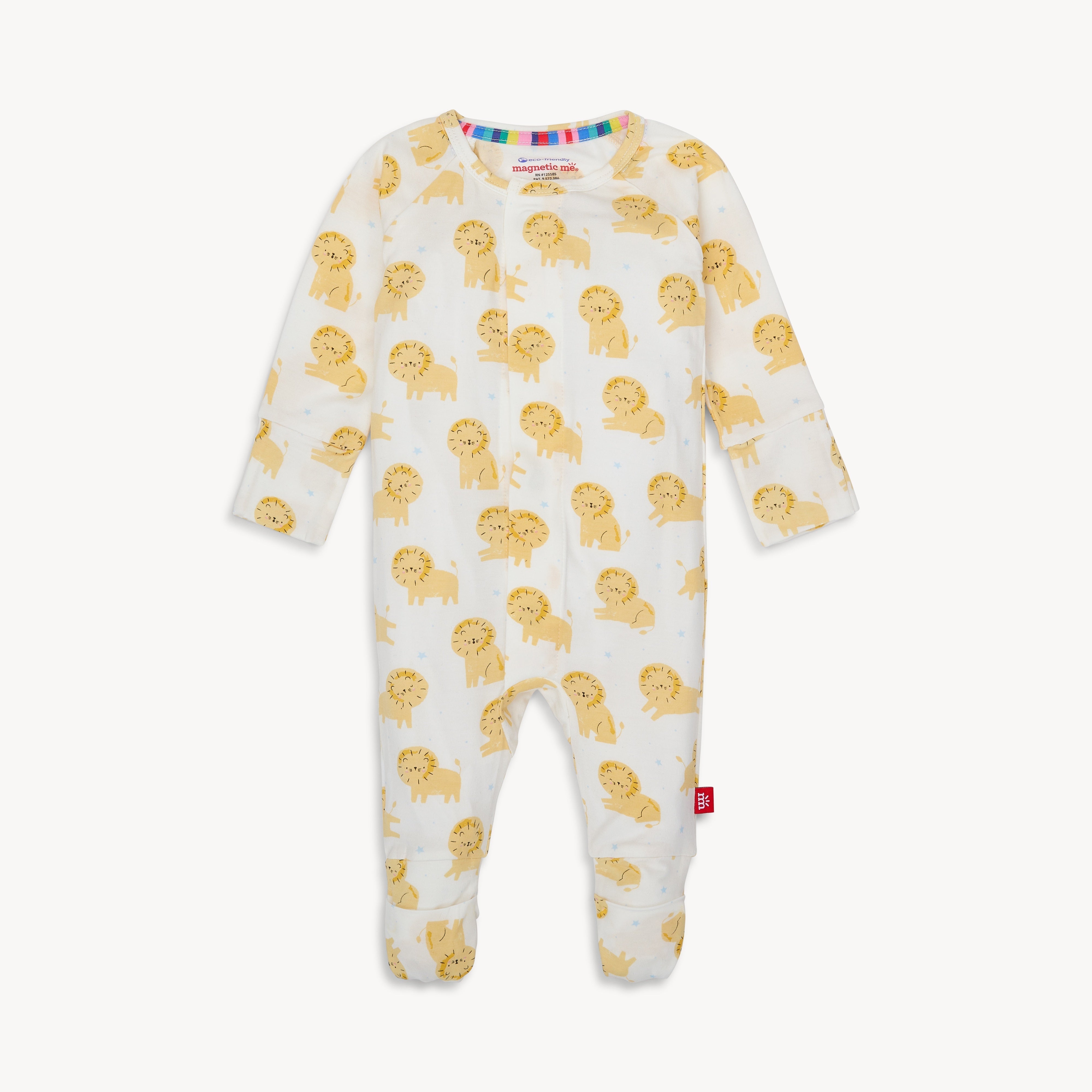 Pride & Joy Organic Cotton Magnetic Coverall 6 - 9 Mos.