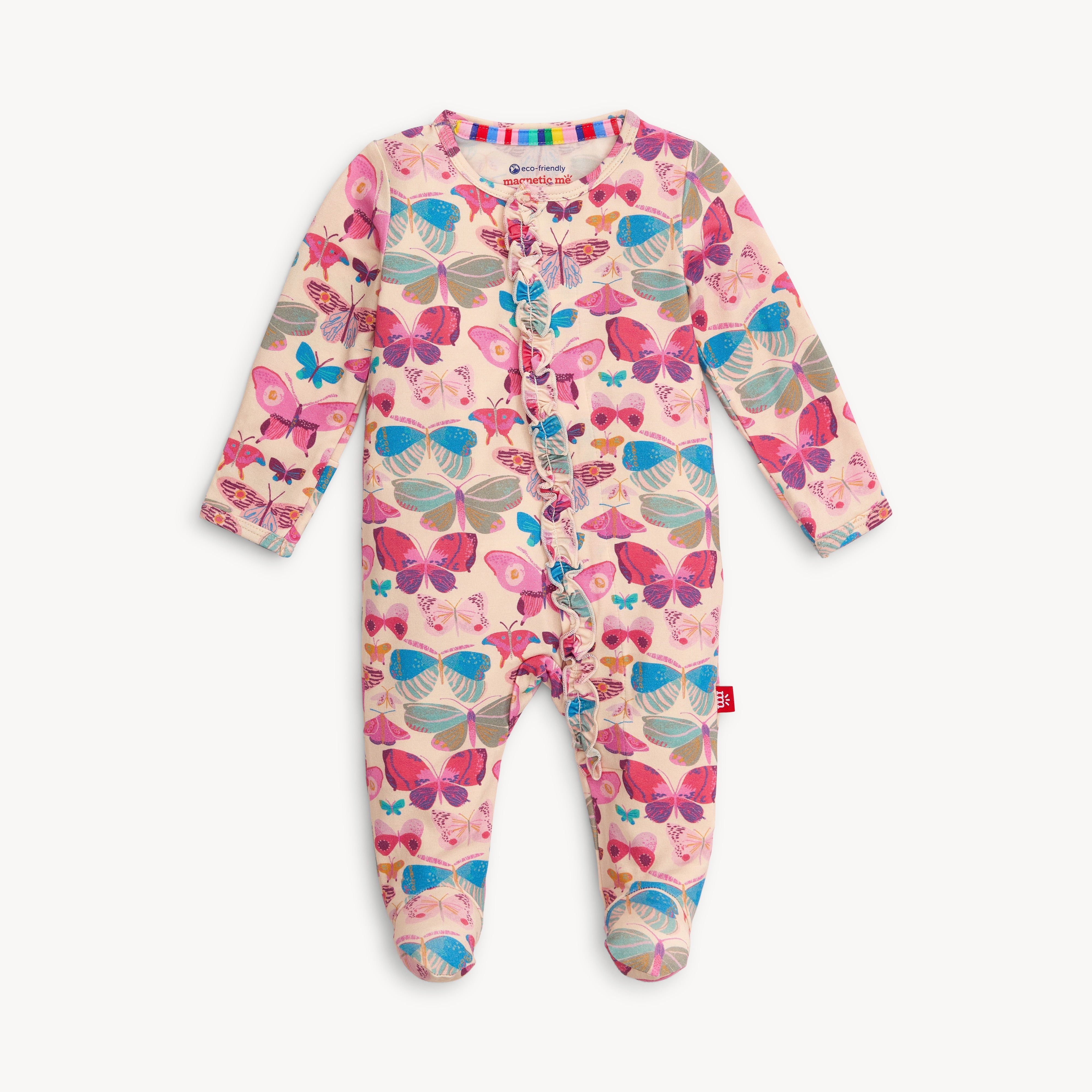 ALL A FLUTTER MODAL MAGNETIC FOOTIE 0-3MOS