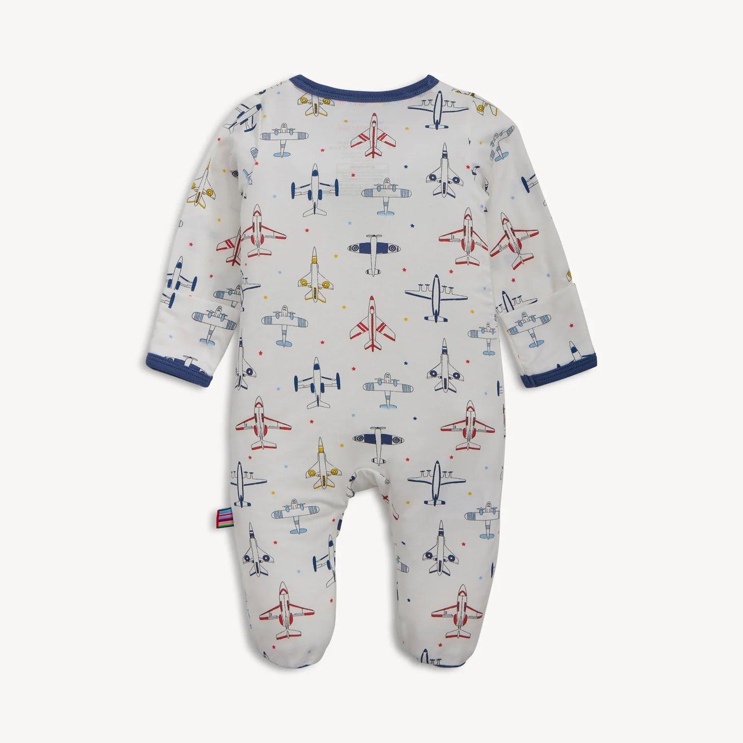 Just Plane Fun Modal Magnetic Footie 0-3 Months