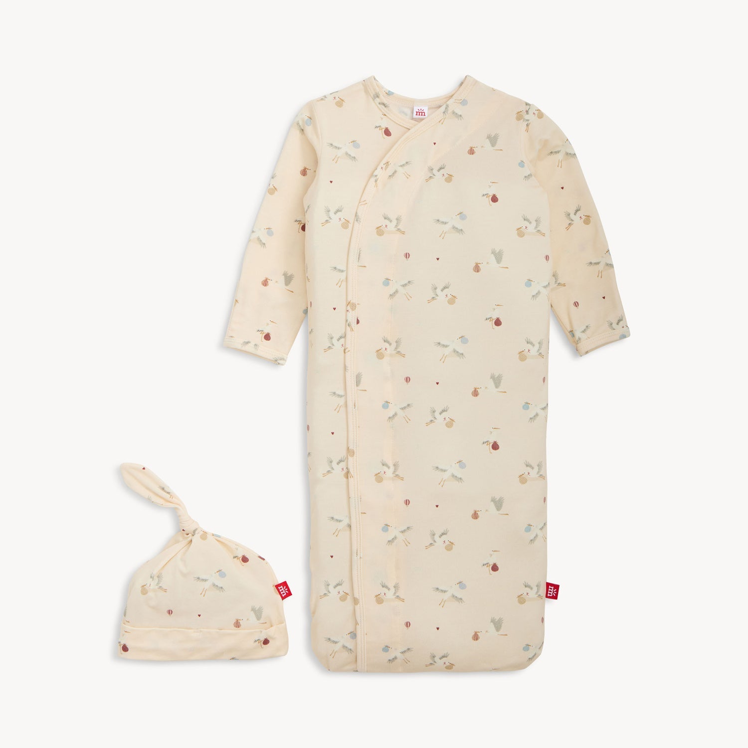 Special Delivery Modal Magnetic Gown+ Hat Set NB-3 Mos.