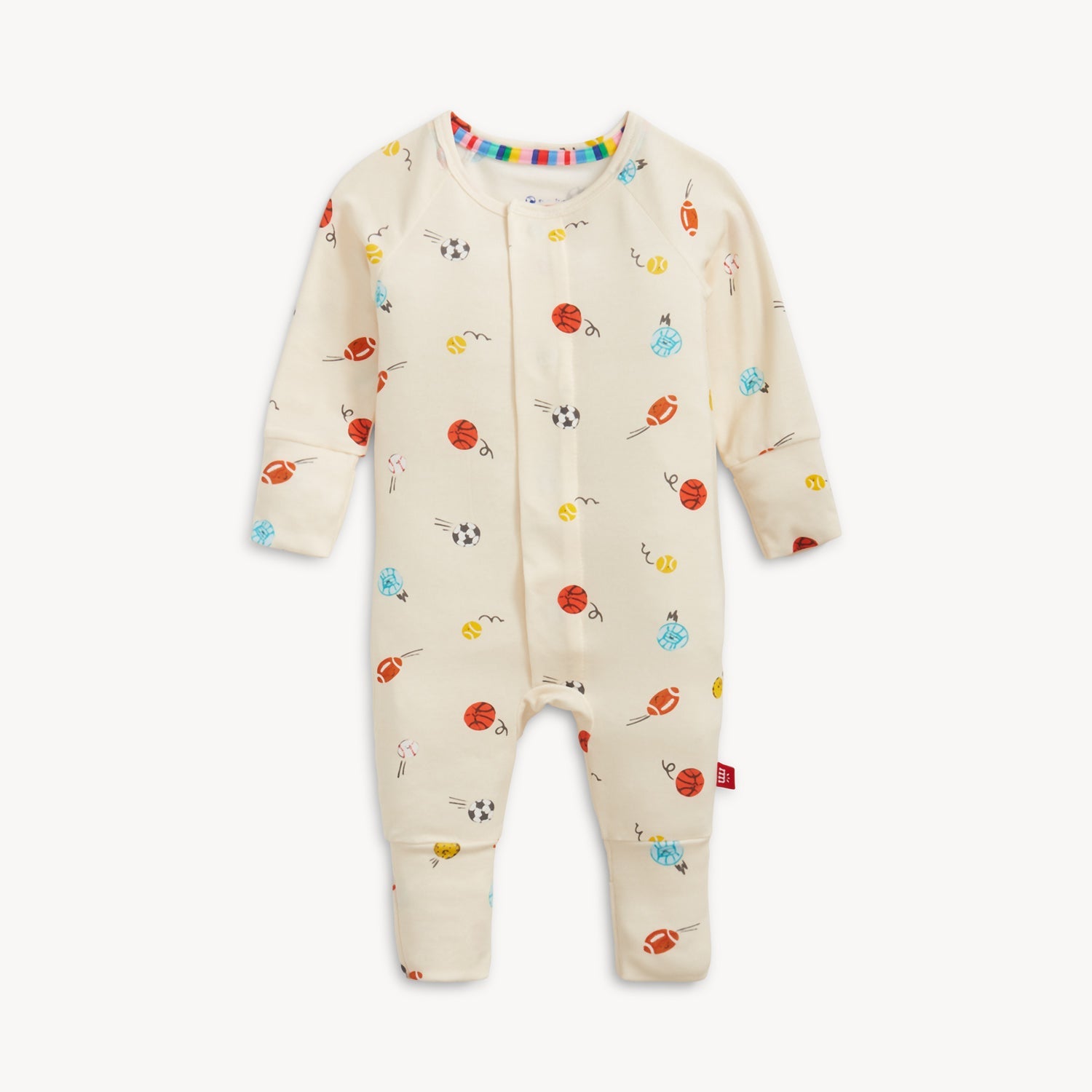Little Baller Modal Magnetic Convertible Coverall 6-9 Mos.
