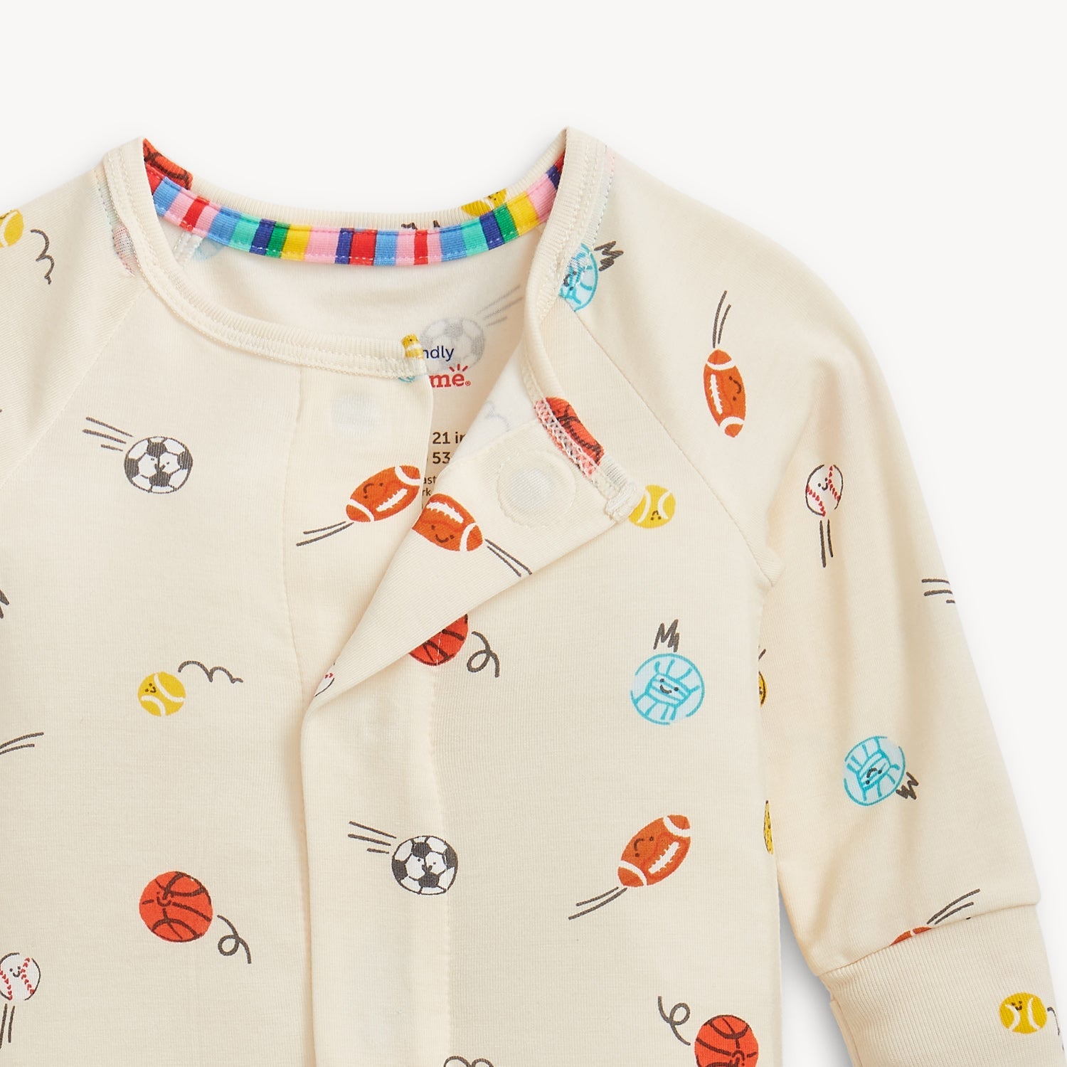 Little Baller Modal Magnetic Convertible Coverall 6-9 Mos.