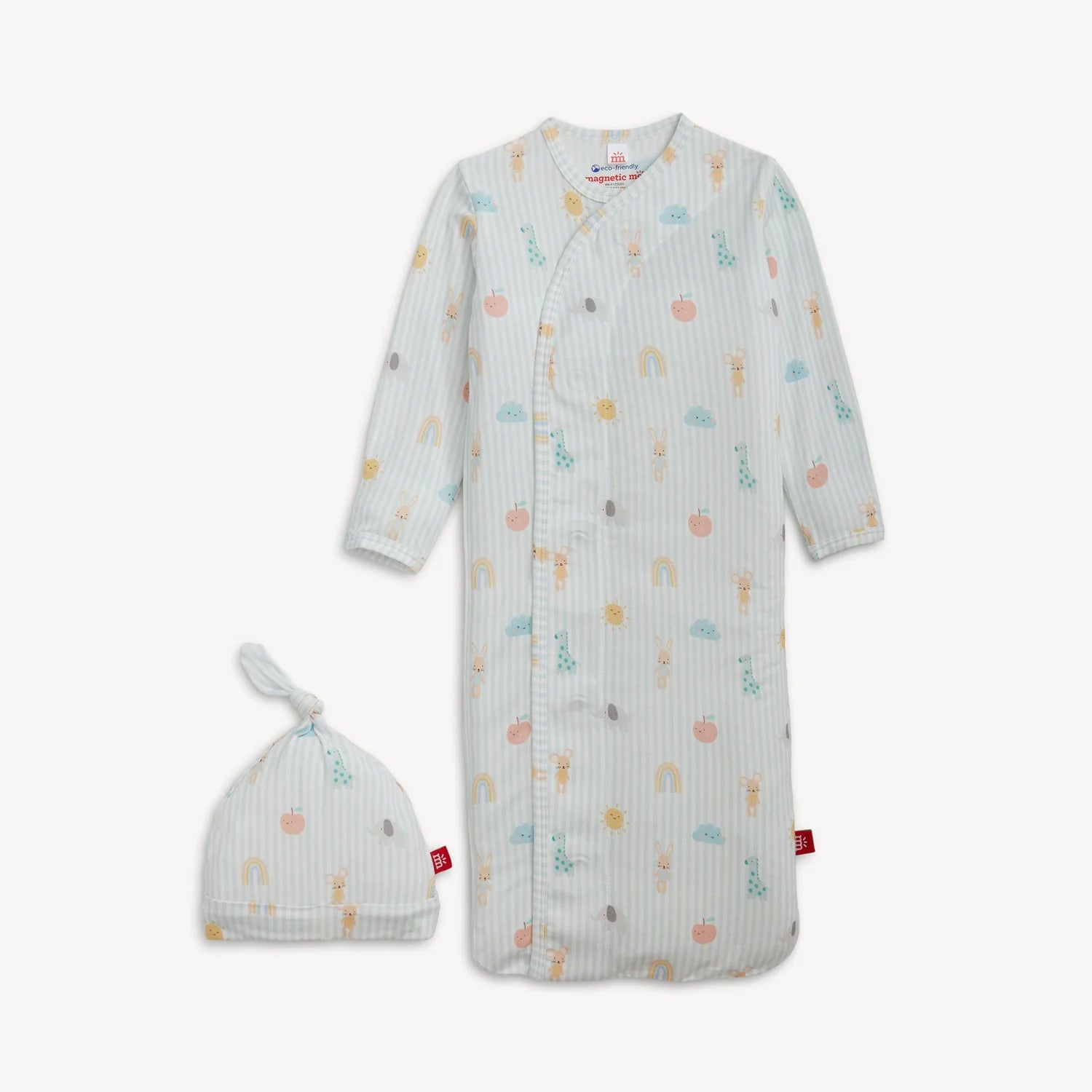LULLABY SKY BLUE MODAL GOWN & HAT NB-3MOS