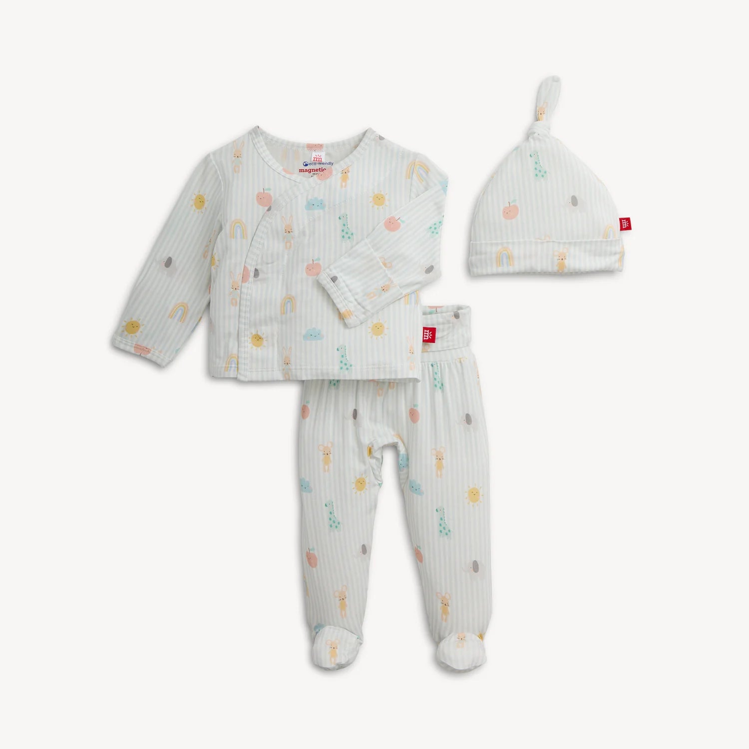 LULLABY SKY BLUE MODAL KIMONO SET 0-3 MOS