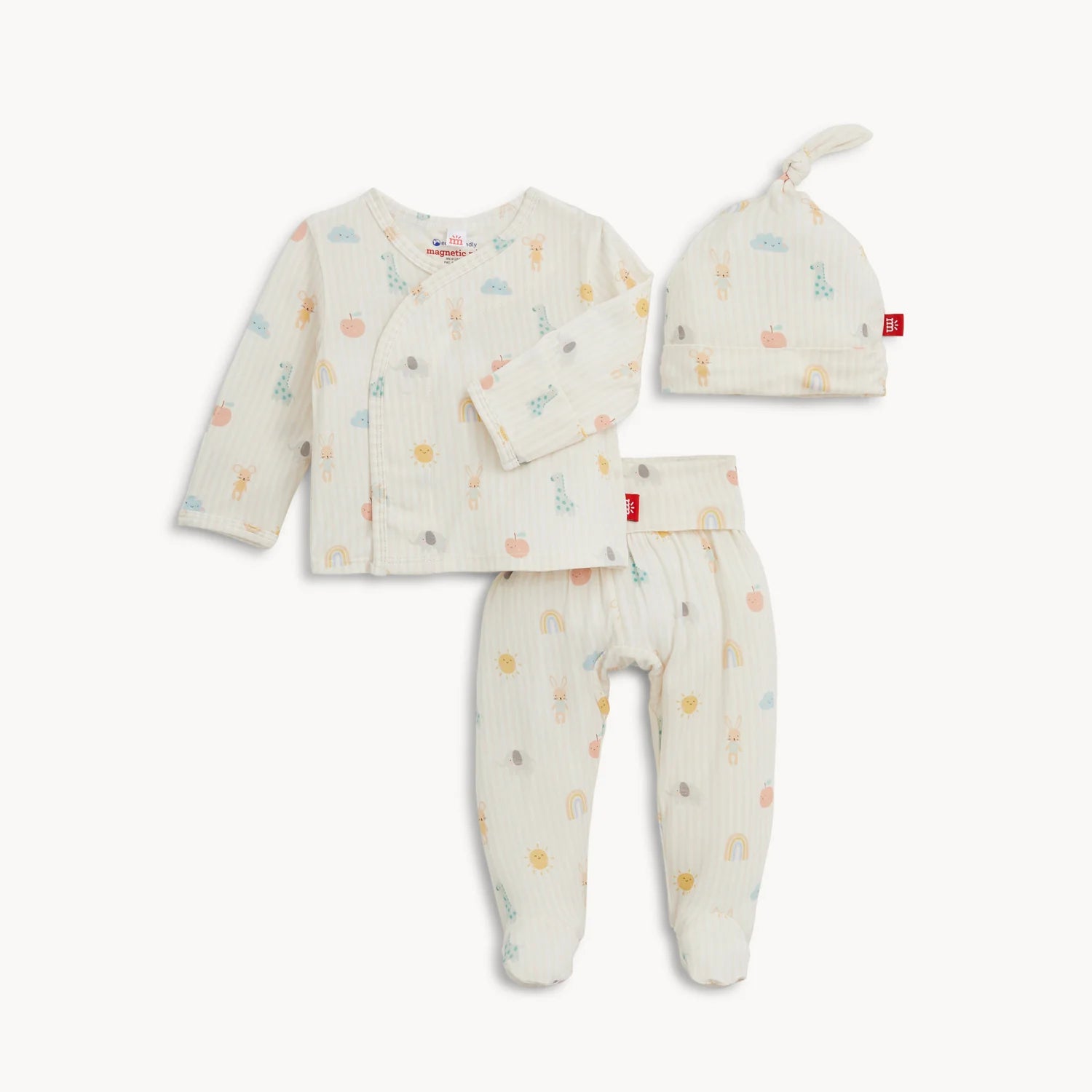 LULLABY SKY PINK KIMONO SET 0-3 MOS