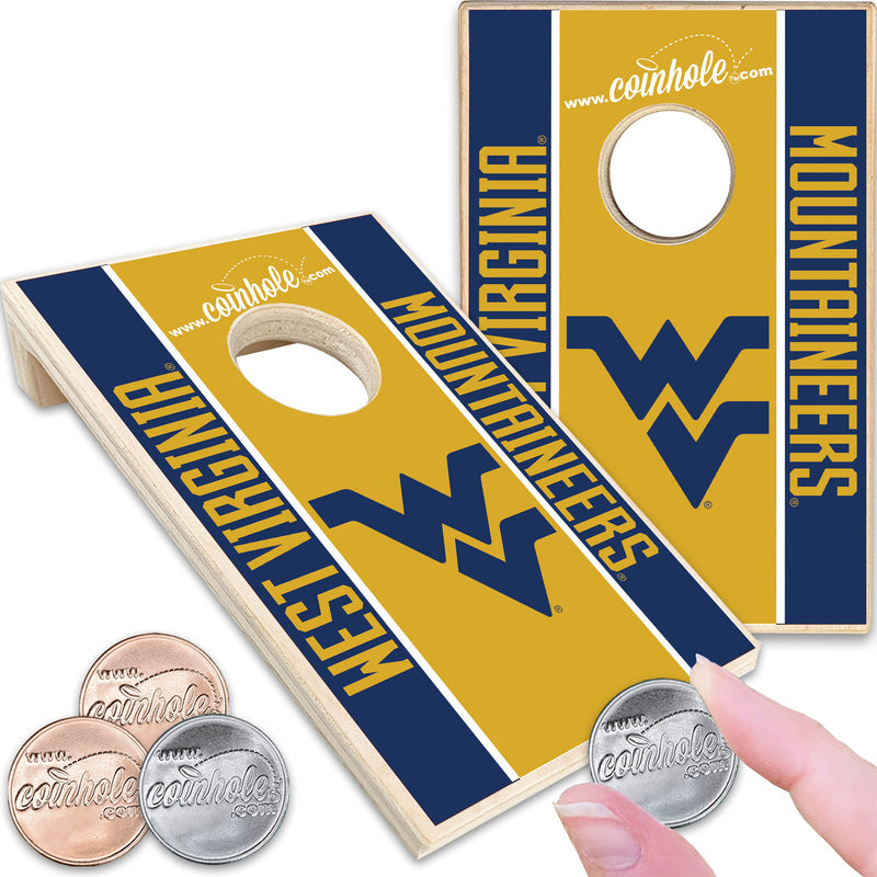 West Virginia University Coinhole Game Set