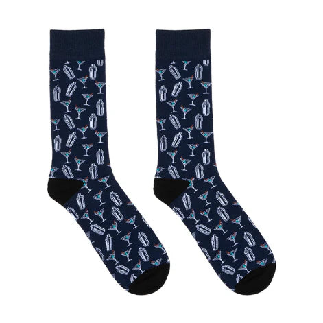 Men's Martini Socks Navy/Green