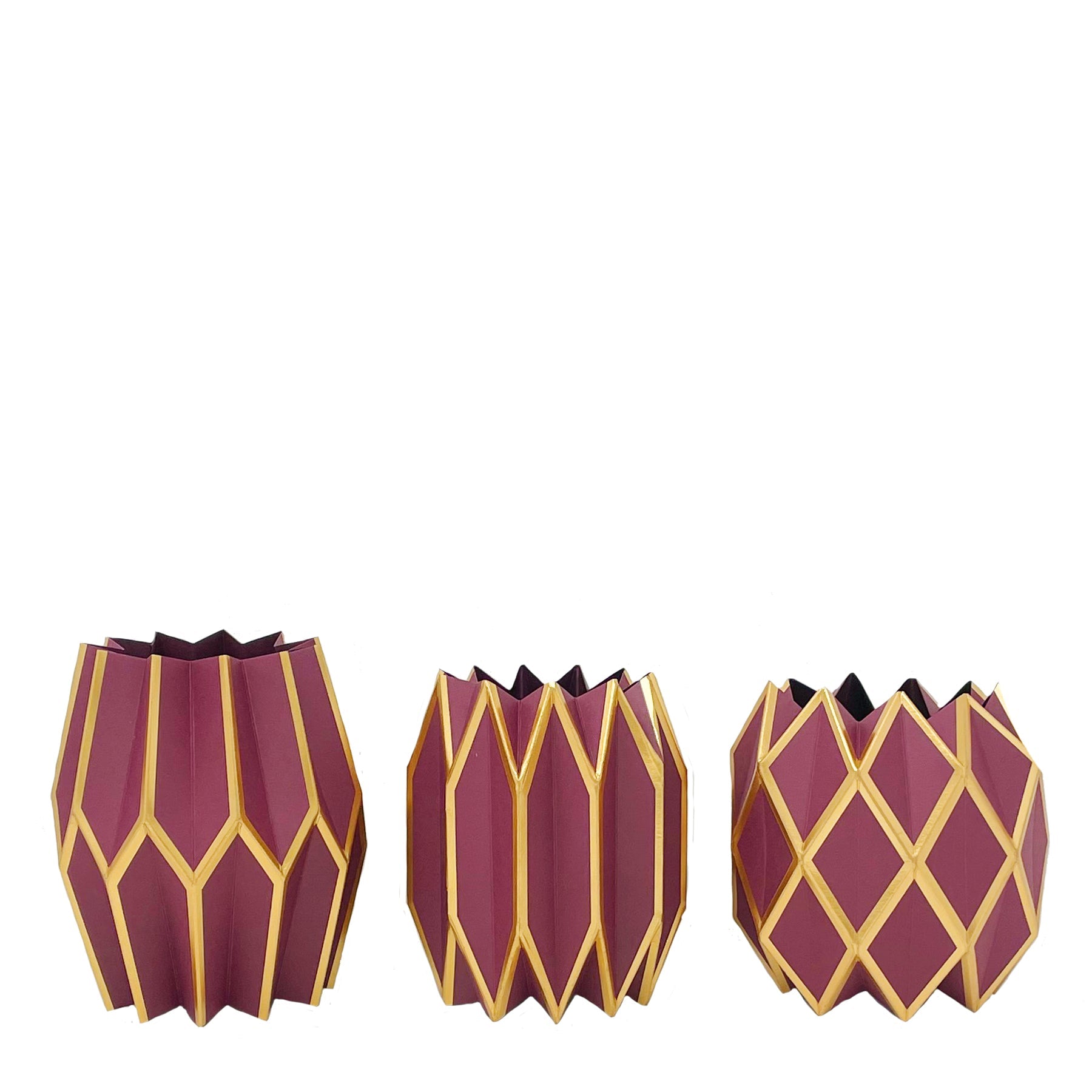 Red Vase Wrap (set of 3)