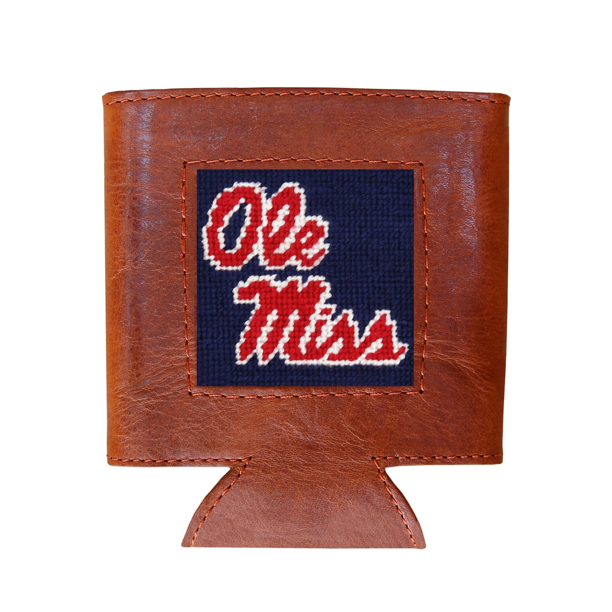 Mississippi (Dark Navy) - Needlepoint Can Cooler