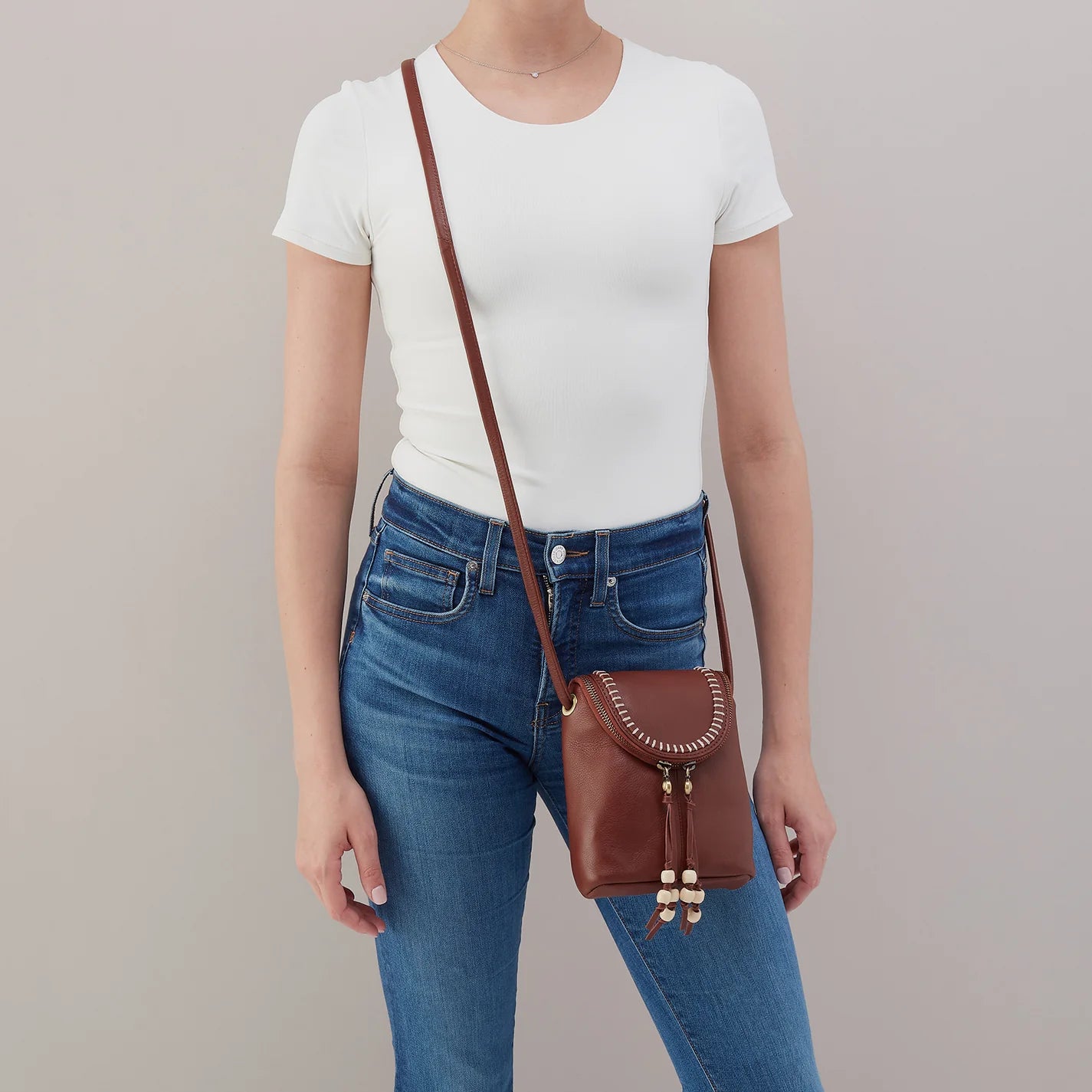 HOBO BAG FERN CROSSBODY -COCOA BEAN