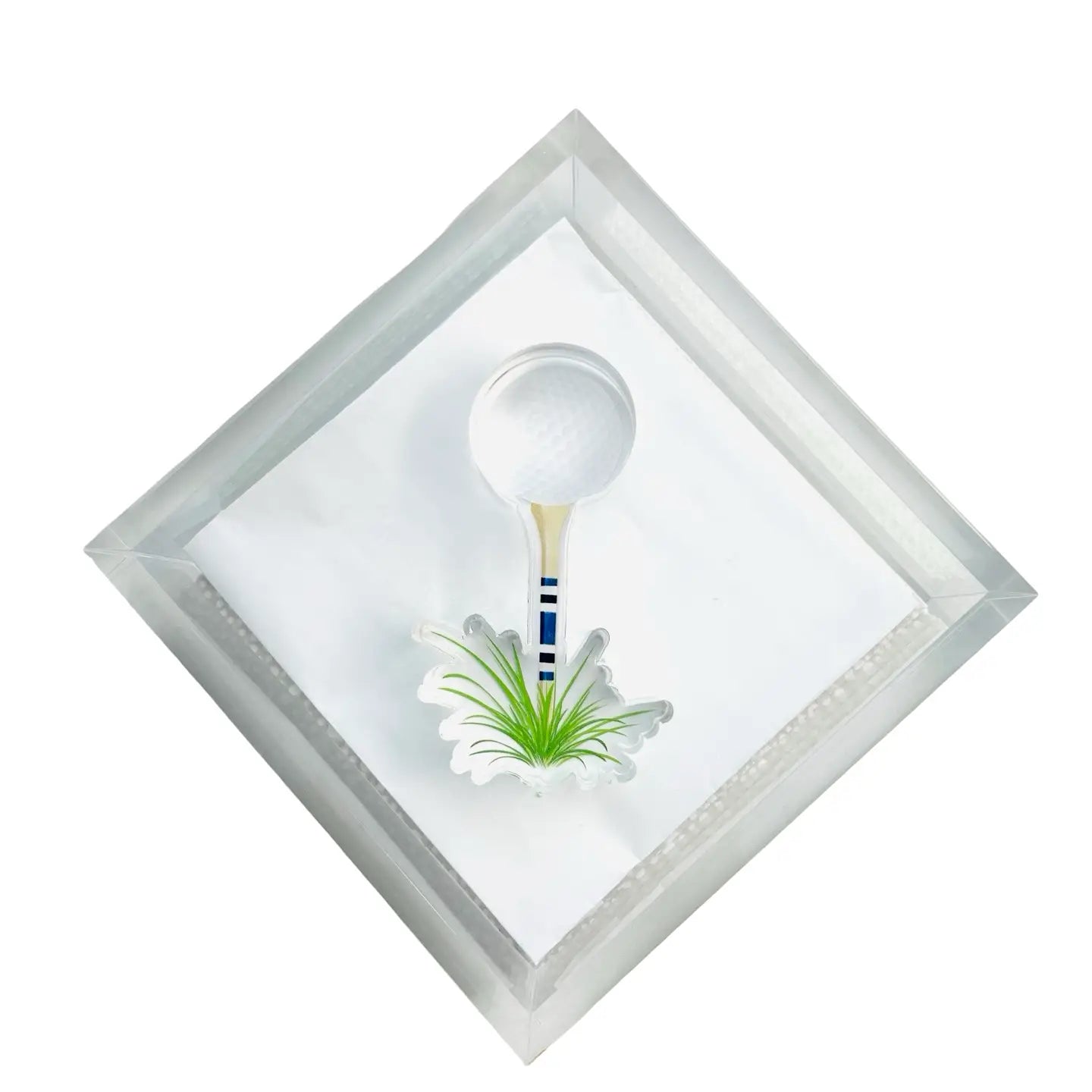 Acrylic Napkin Weight, Golf
