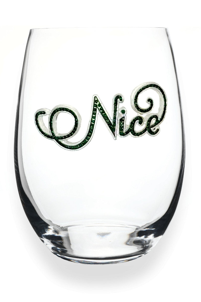 Nice Stemless Wine Glass