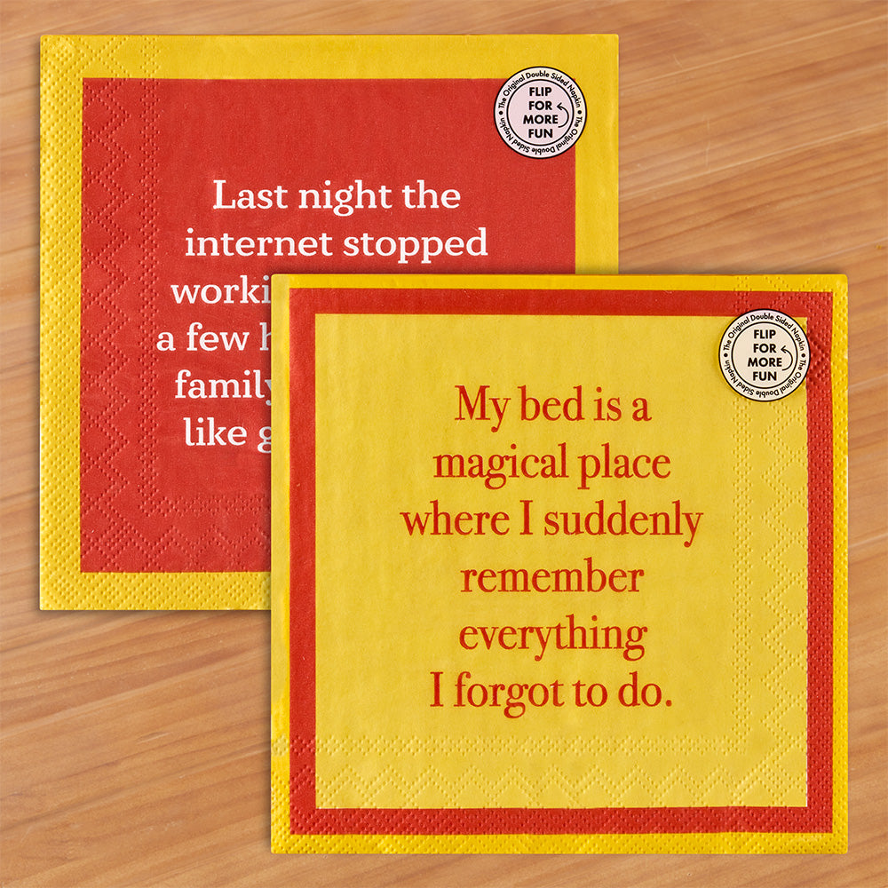 Cocktail Napkin - No Wifi