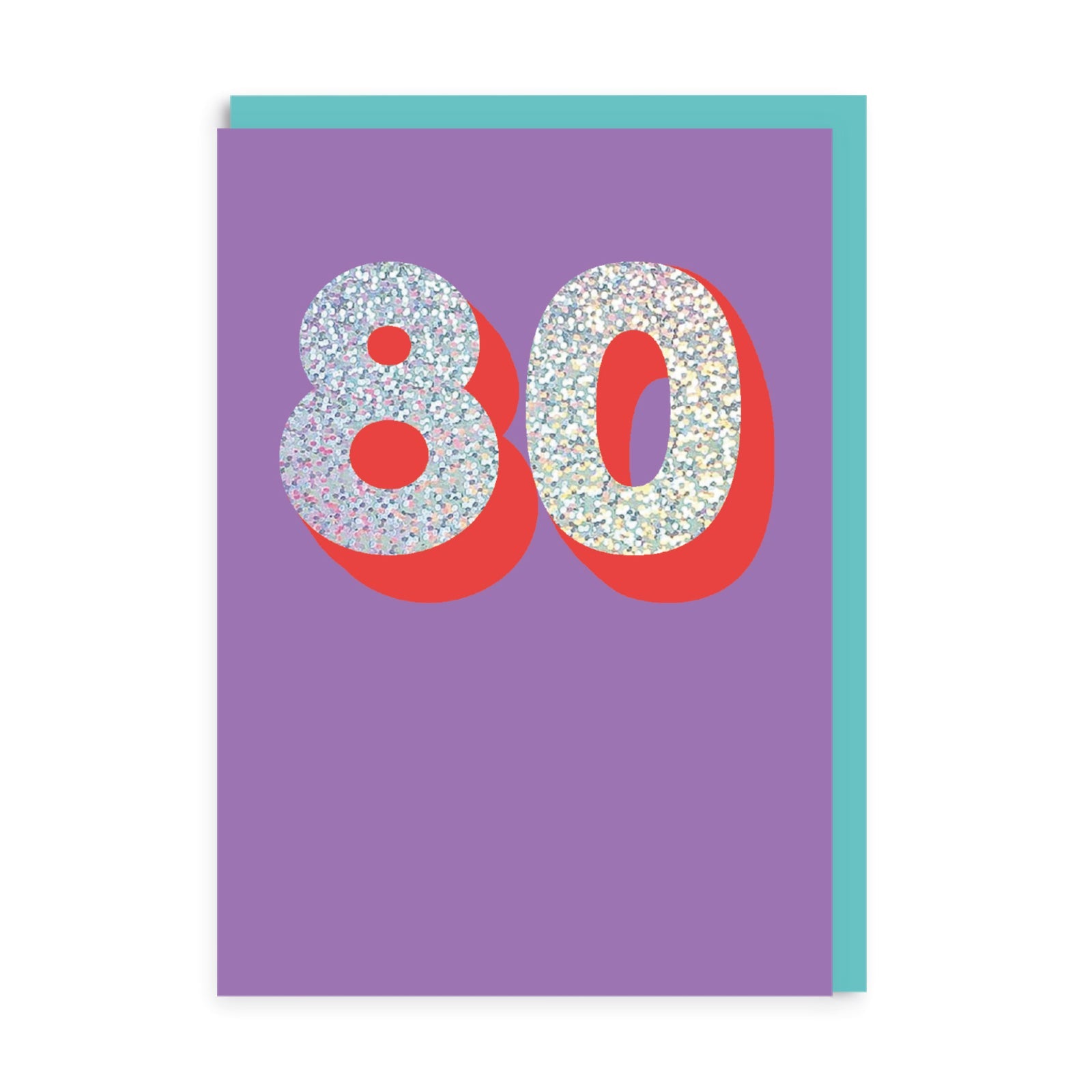 80 Greeting Card - Birthday Card