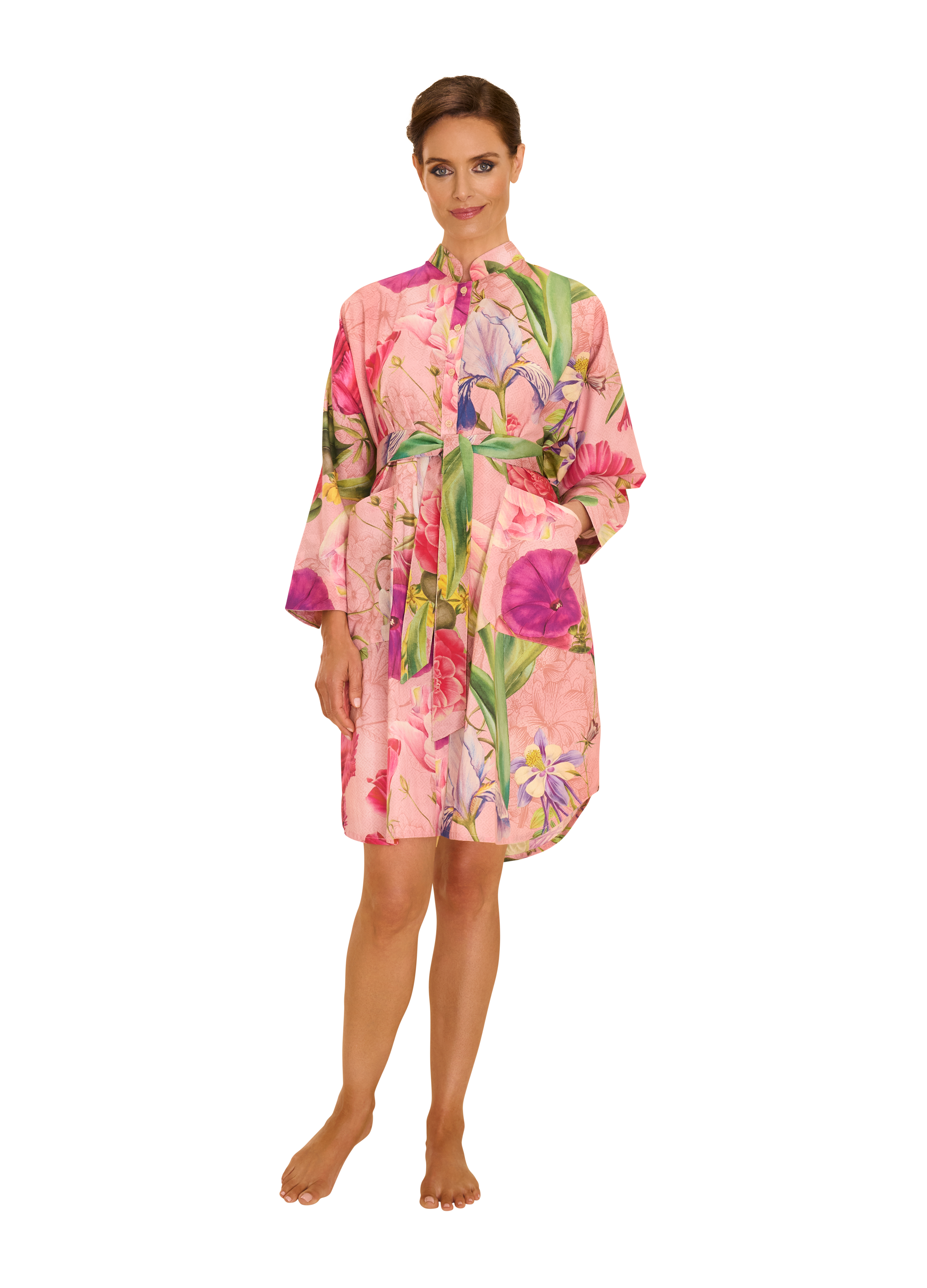 Oversized Shirt/Dress - Floral Study - Petal