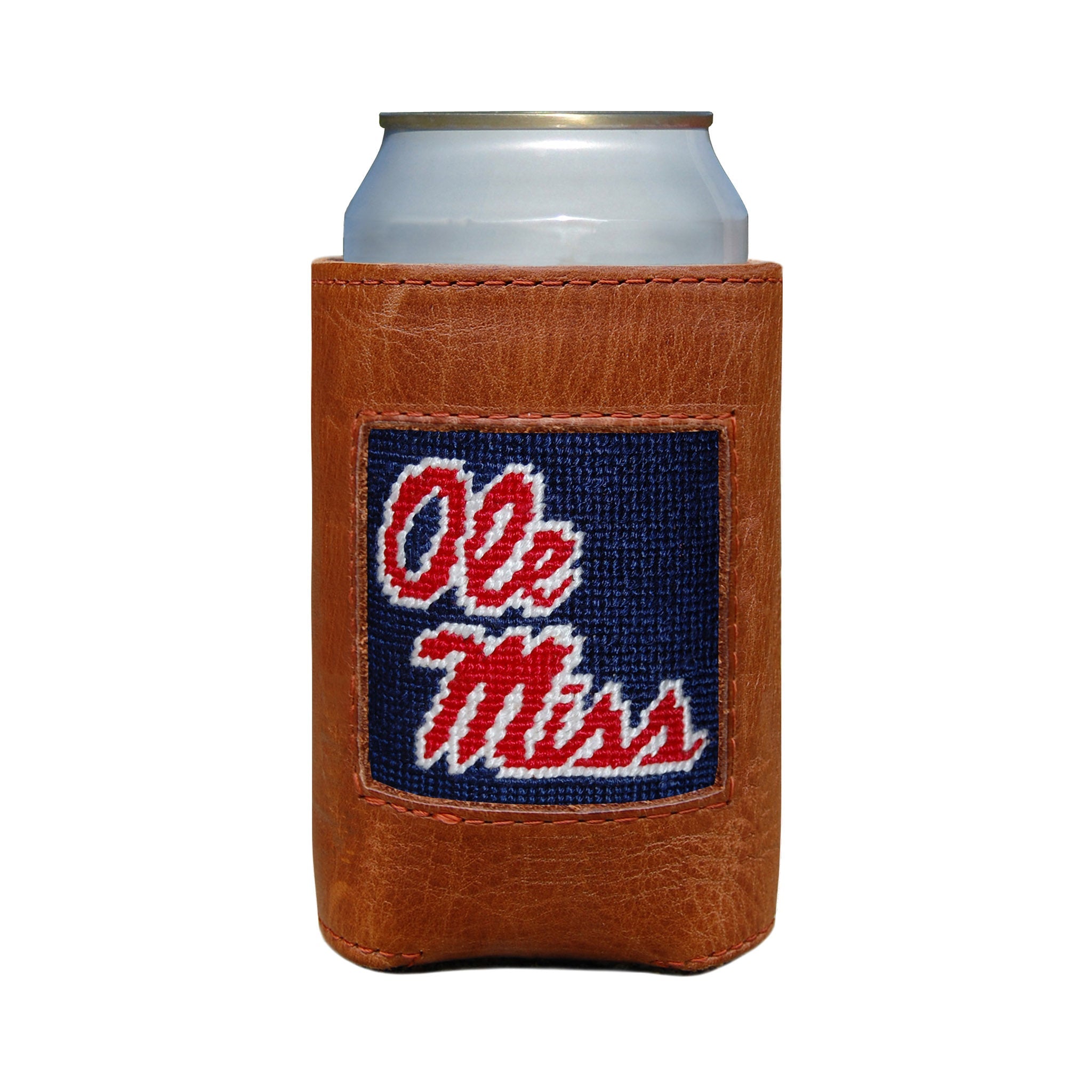 Mississippi (Dark Navy) - Needlepoint Can Cooler