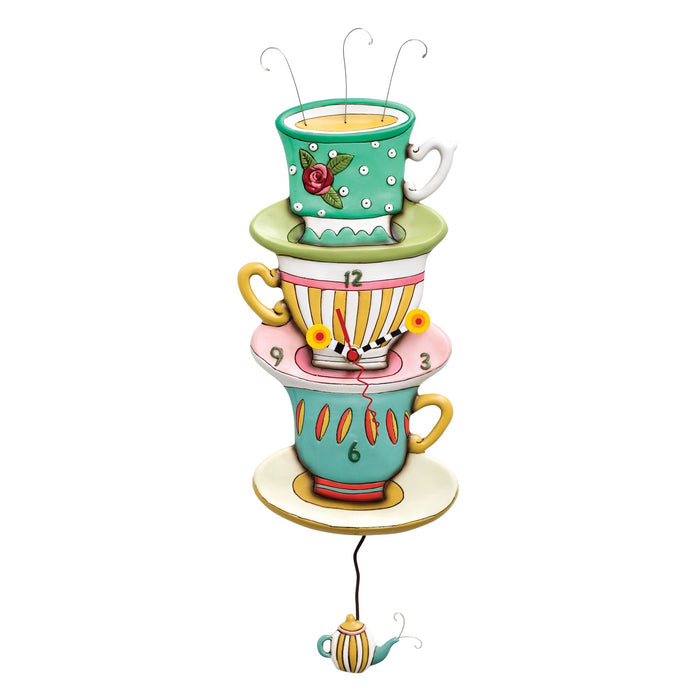 Spot of Tea Wall Clock