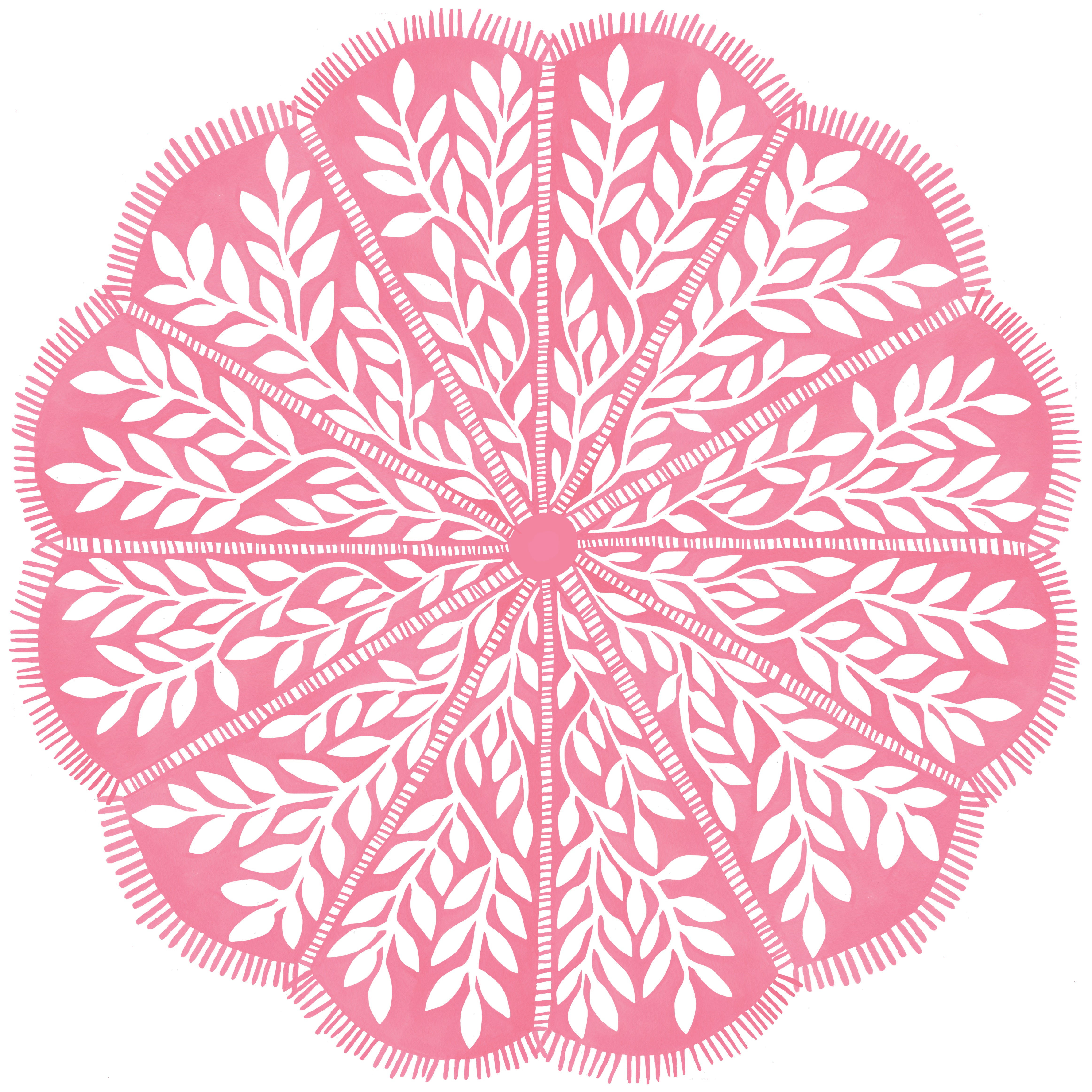 English Garden Scalloped Paper Placemats (set of 24)
