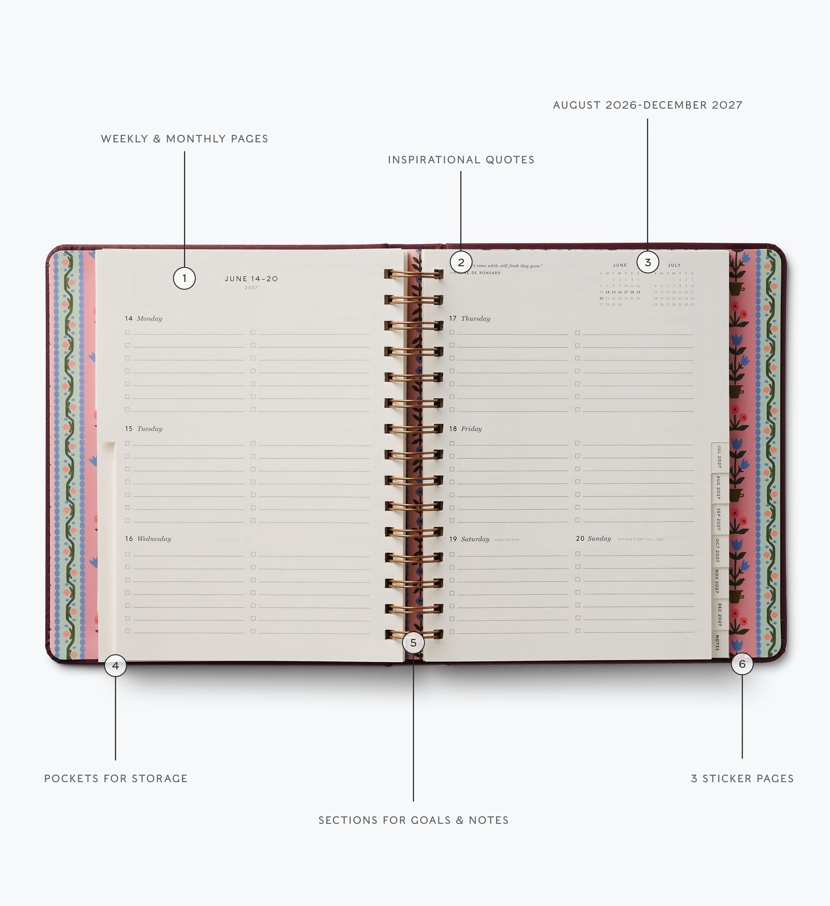 2027 LADIES NIGHT BOOK CLUB 17 MONTH PLANNER