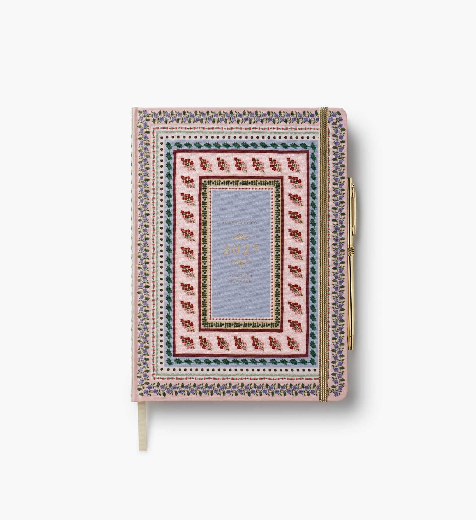 2027 PAISLEY 12 MONTH HARDCOVER PLANNER & PEN