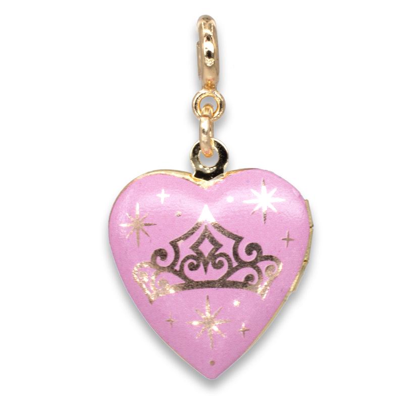 GOLD PRINCESS LOCKET CHARM