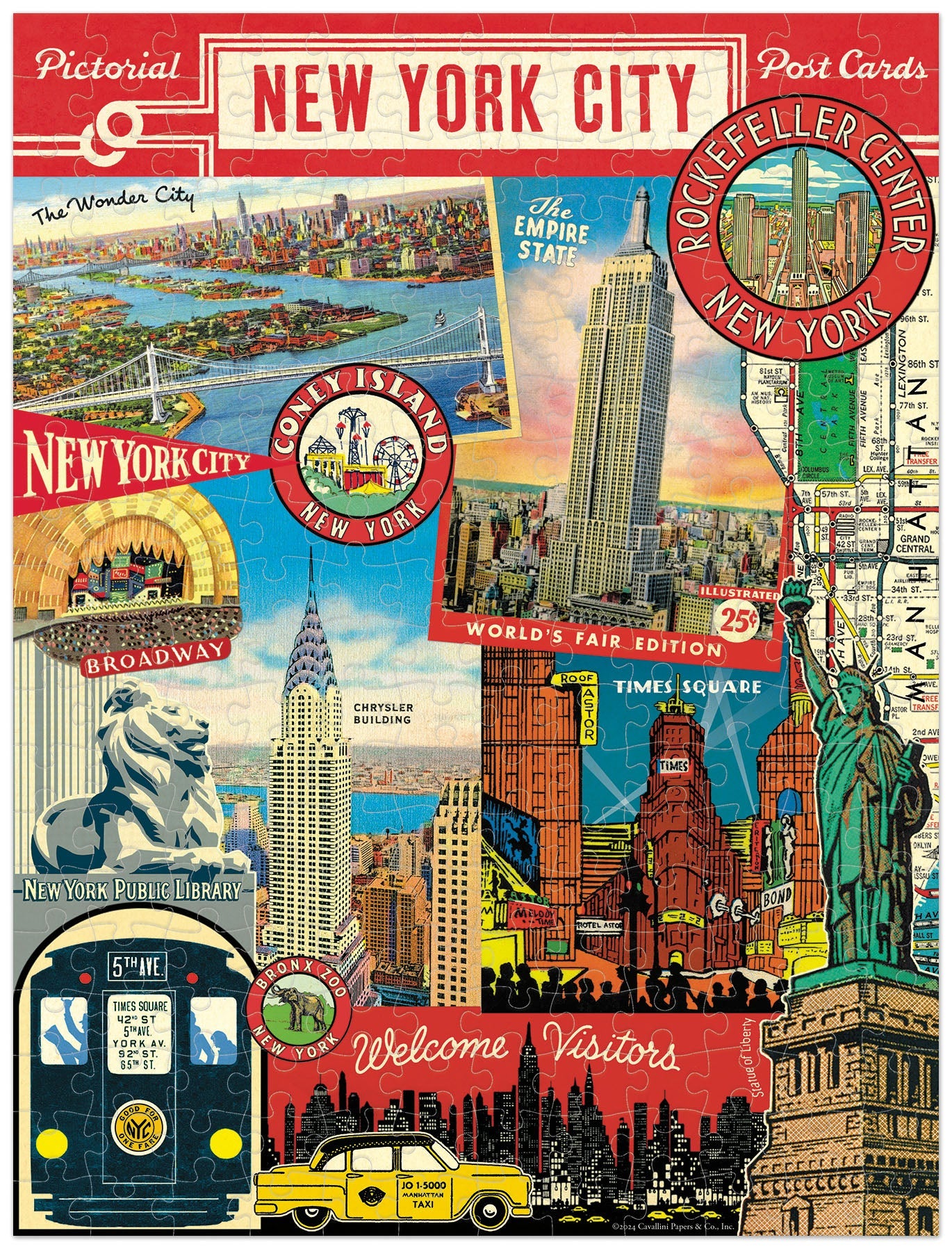 New York City - 240 Pieces Mini Puzzle