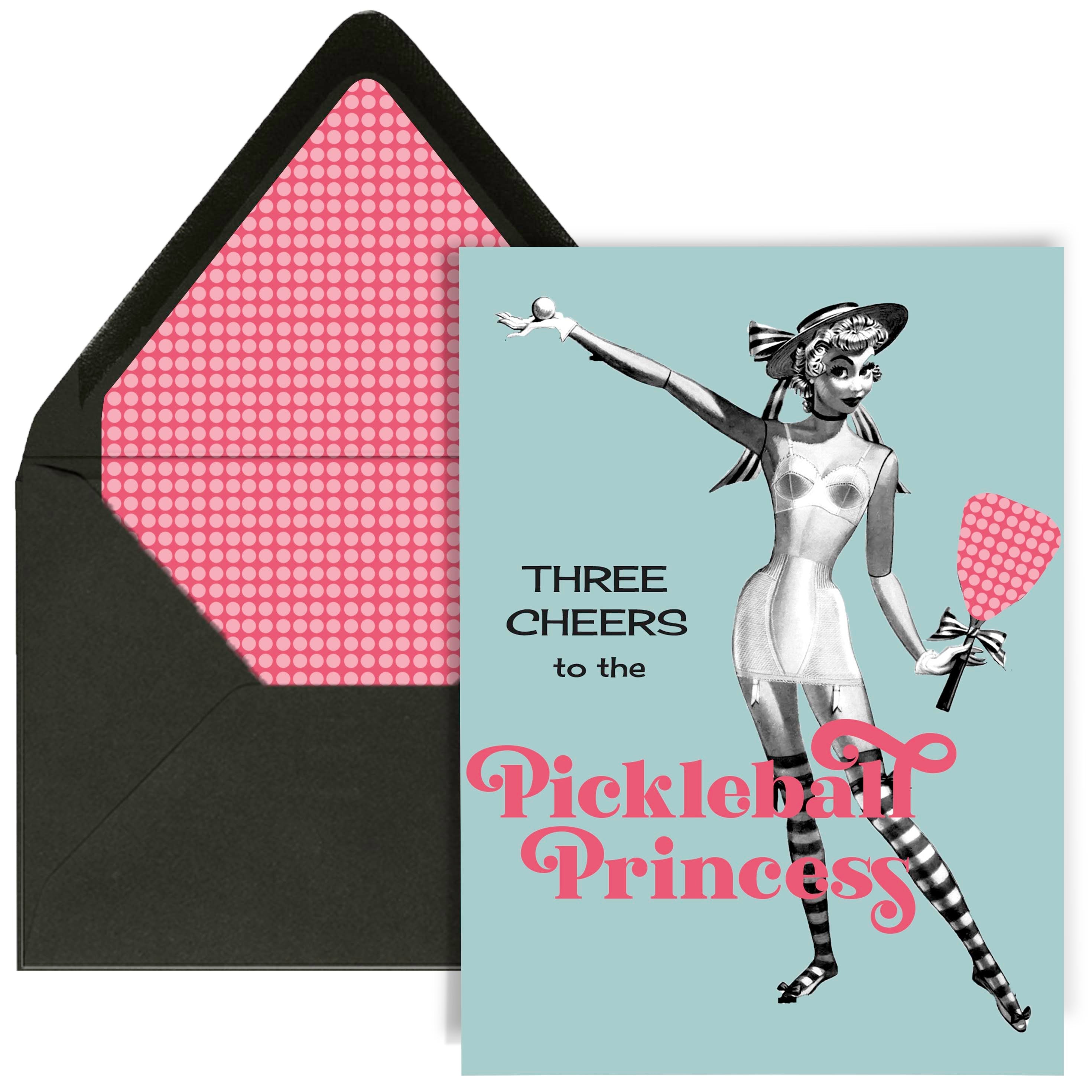 Pickleball Princess Greeting Card