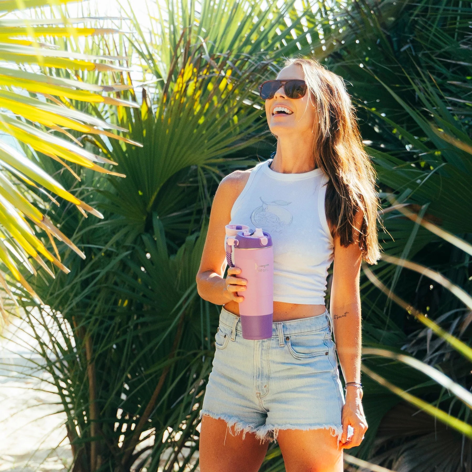 32 oz. Solid Matte Water Bottle - Orchid Purple