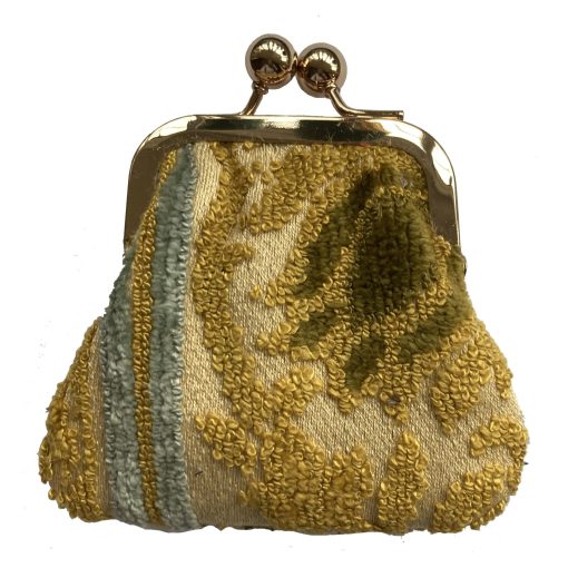 VINTAGE FLORAL CHENILLE PURSE