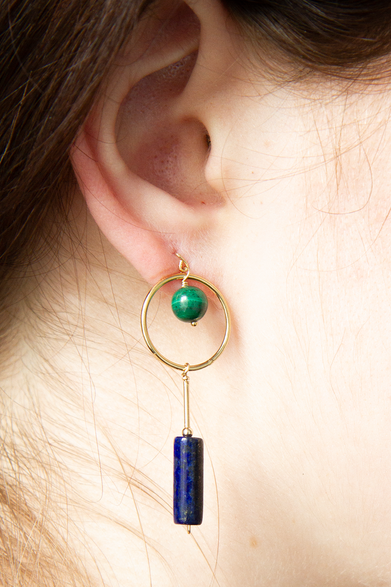 PLANETA EARRINGS GOLD