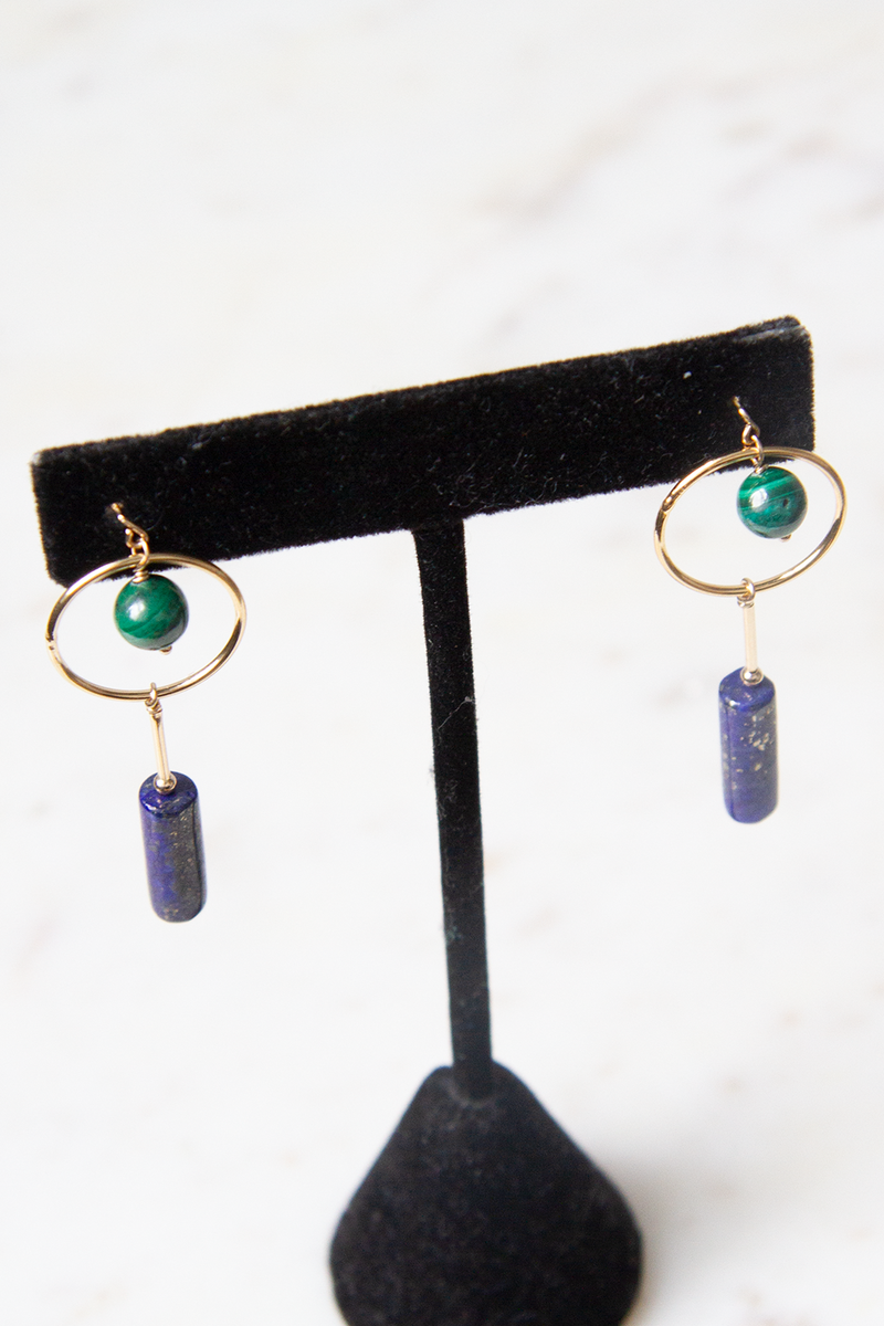 PLANETA EARRINGS GOLD