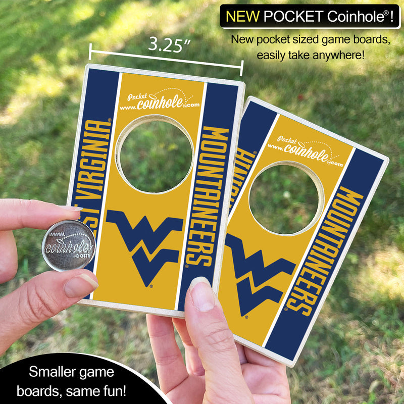 West Virginia University Coinhole Game Set