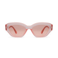 Aiden - Transparent Matte Pink - Polarized Sunglasses