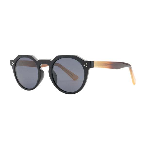Shay - Black/Smokey Temple - Smokey Lens