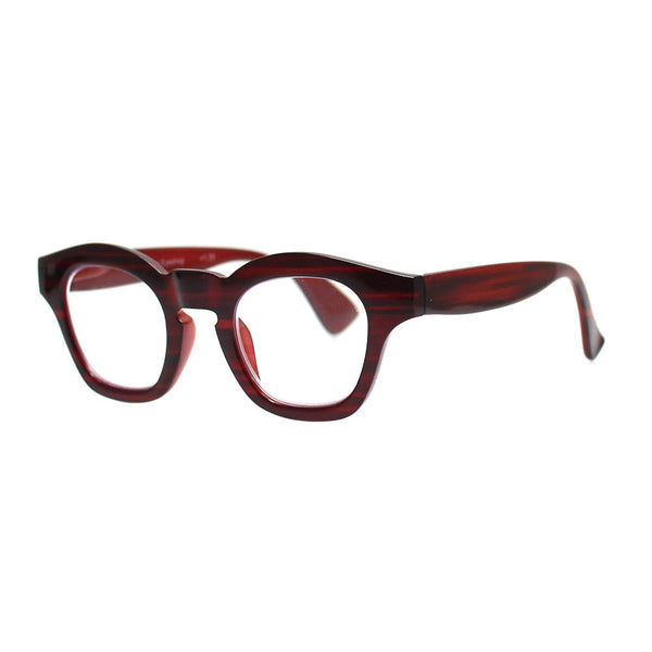 Callen - Dark Cherry/Black Streaks (1.50) Blue Light Blocking