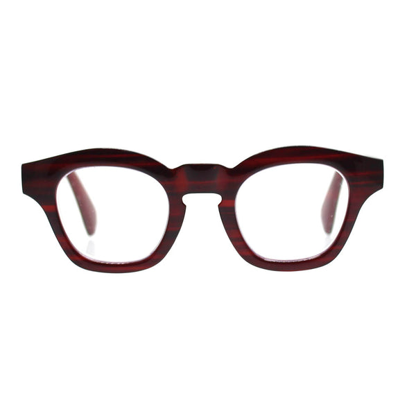Callen - Dark Cherry/Black Streaks (1.50) Blue Light Blocking