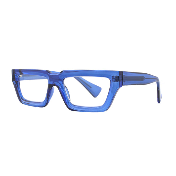 Ulla - Transparent Royal Blue (1.25) Blue Light Blockers