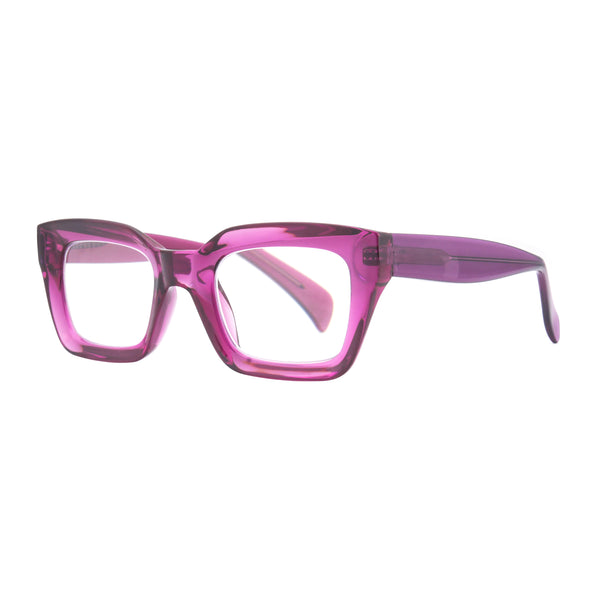 Sophie - Transparent Purple (1.50) Blue Light Blockers