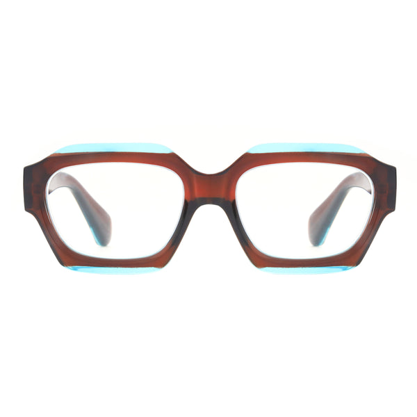 Grace - Brown/Blue (2.00) Blue Light Blockers